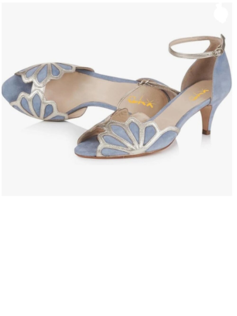 XYD Pale Skyblue Dance Ballroom Latin Jazz Sandals Kitten Heels Peep Toe Shoes